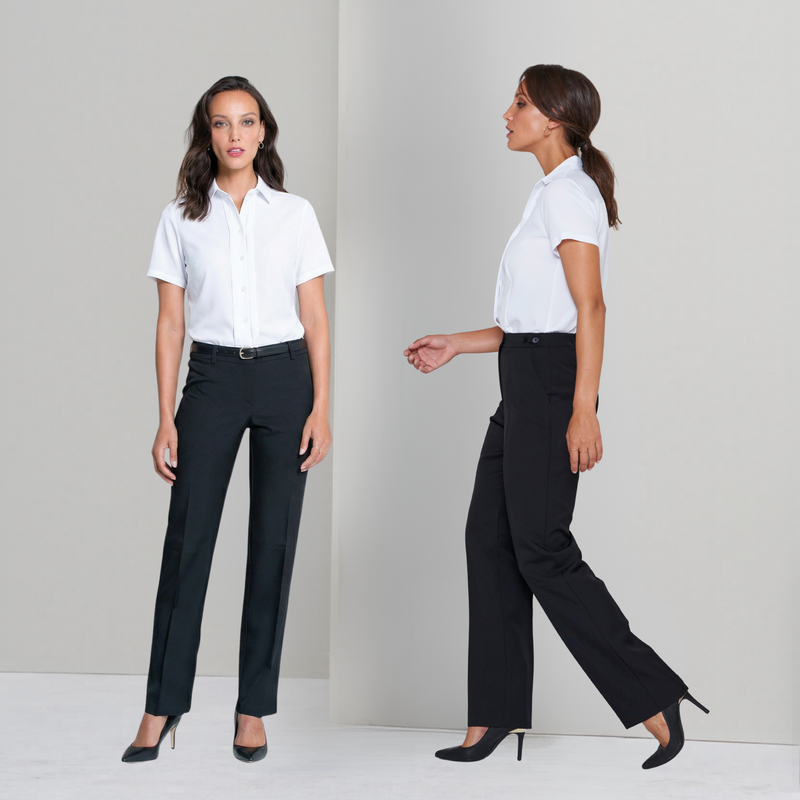 Women's black formal pants by ImNow.