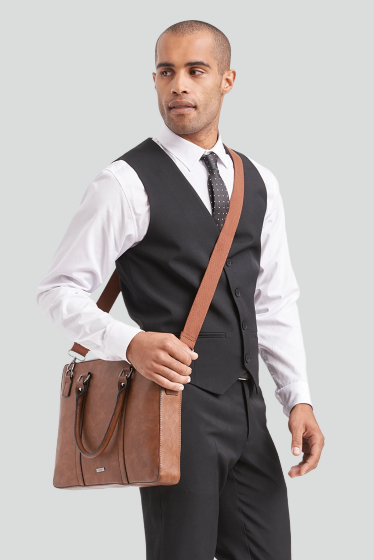 Jacob regular fit waistcoat - black stretch