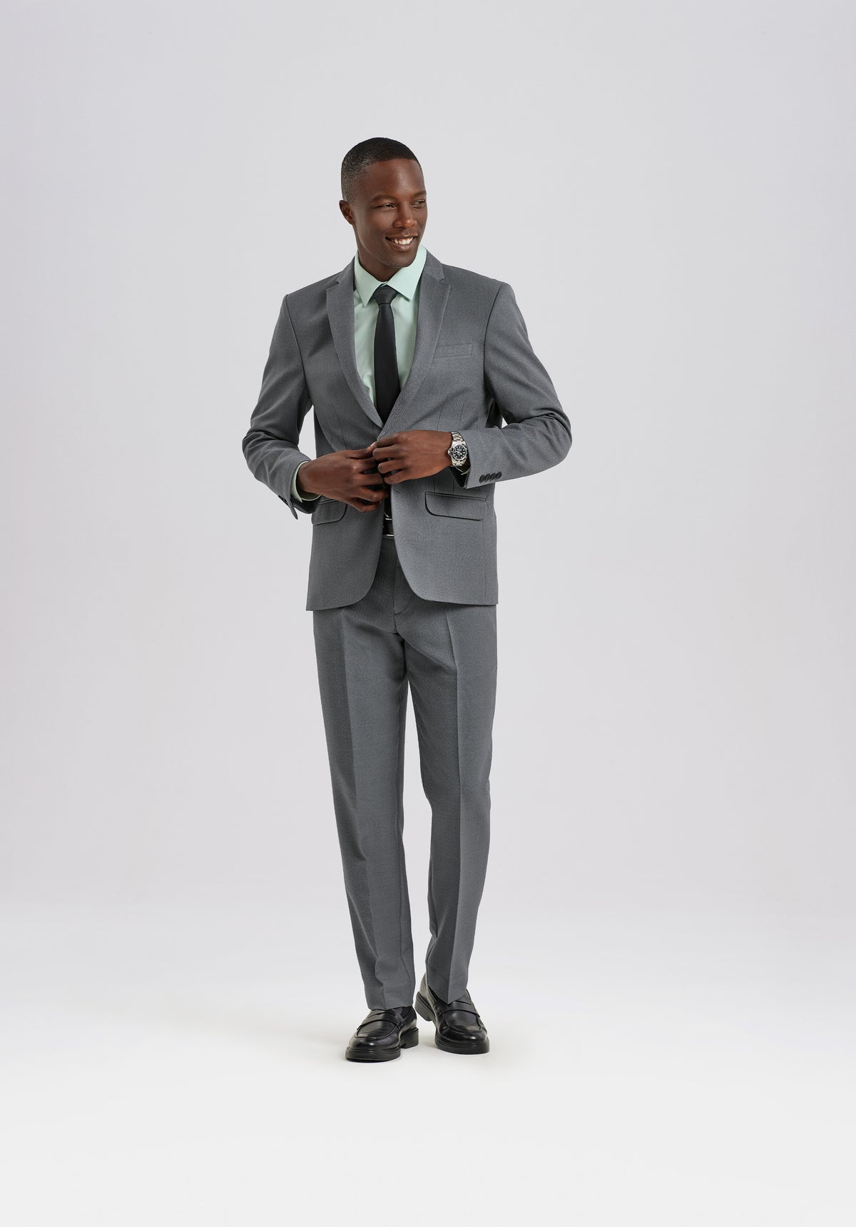 Regular Fit Blazer - Grey