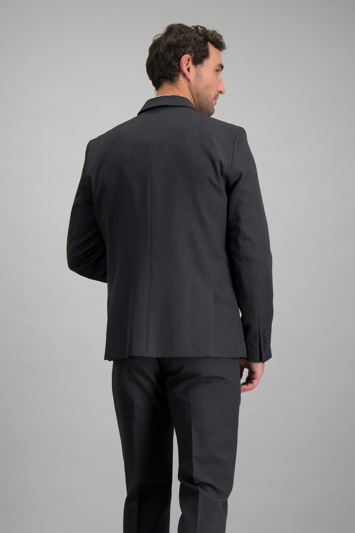 Regular Fit Stretch Blazer - Charcoal