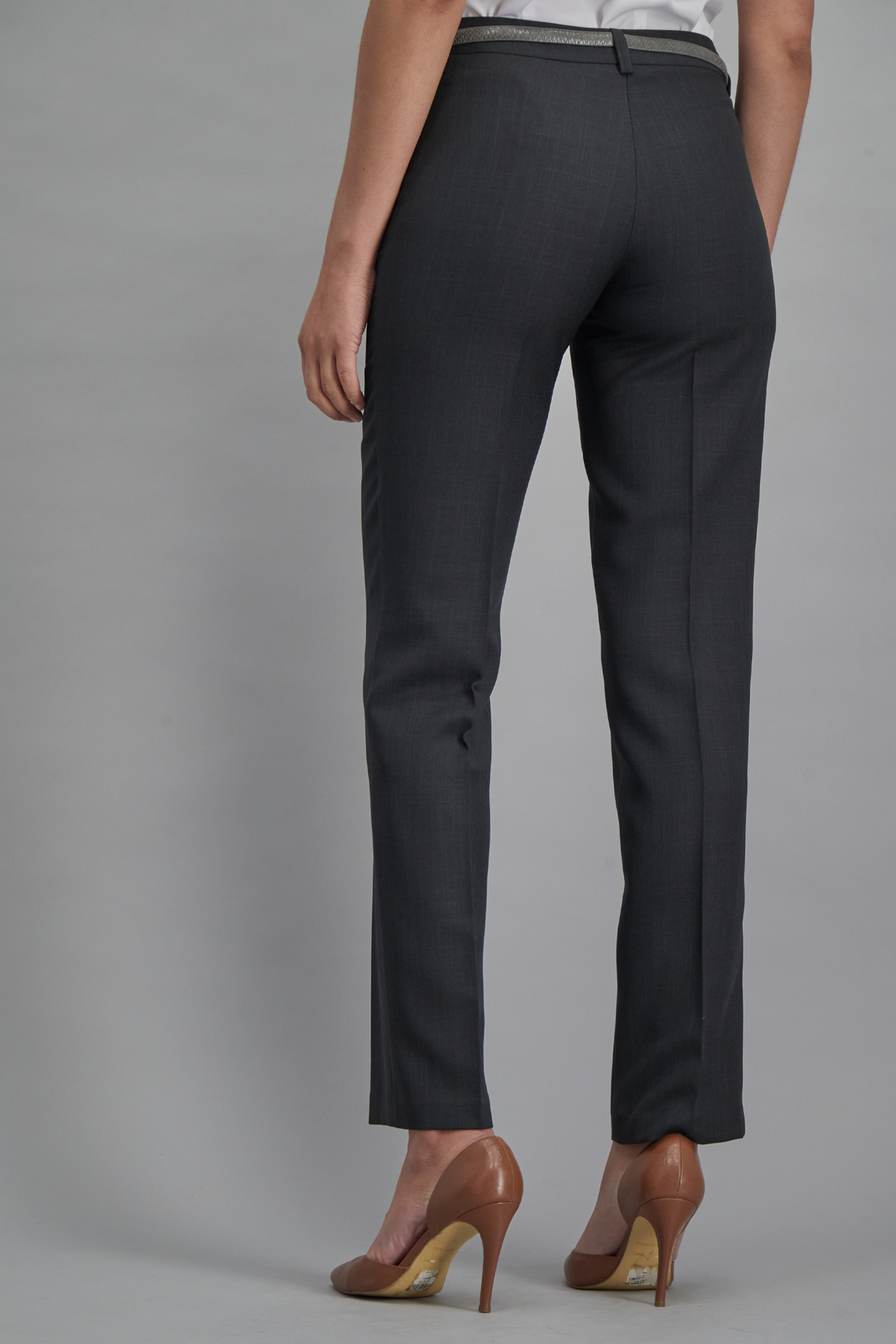 Gabriela women's cropped cigarette work pants in Graphite – Imagemakers Online Store Sale
