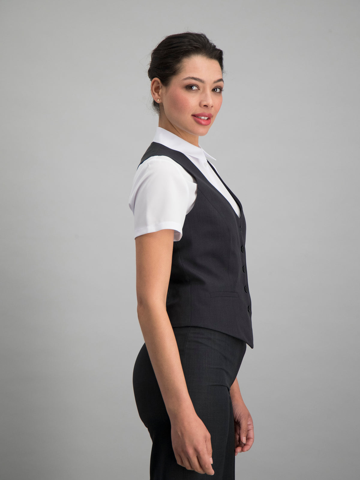 Sophie women's waistcoat in Coal – Imagemakers Online Store Sale