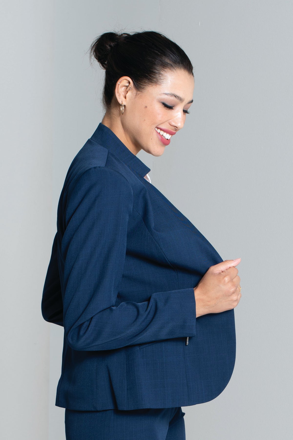 Jordan women's short fitted work jacket in Denim – Imagemakers Online Store Sale