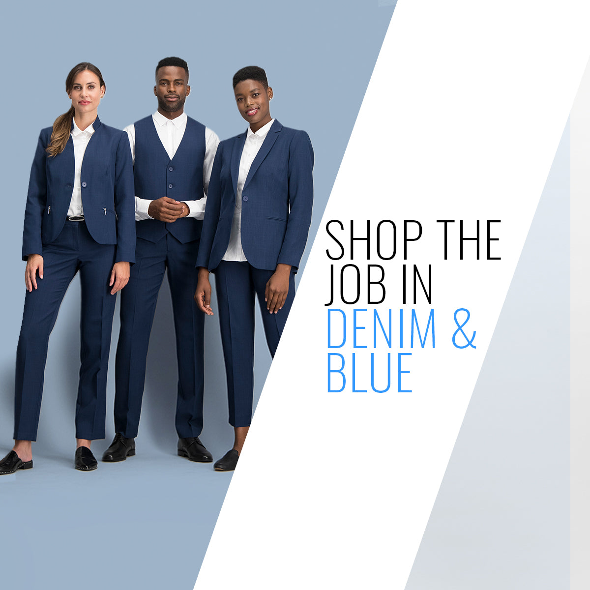 Shop the Job in Denim & Blue