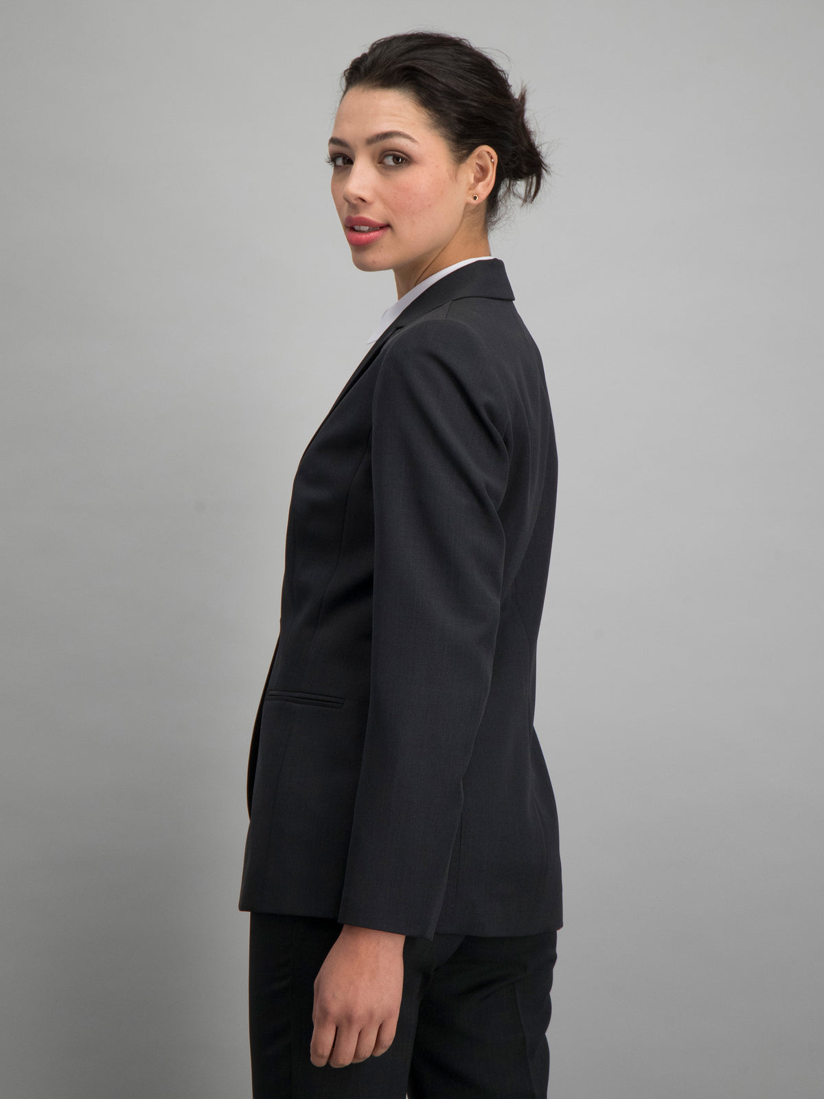 Paige women's fitted work jacket in Graphite – ImNow clearance