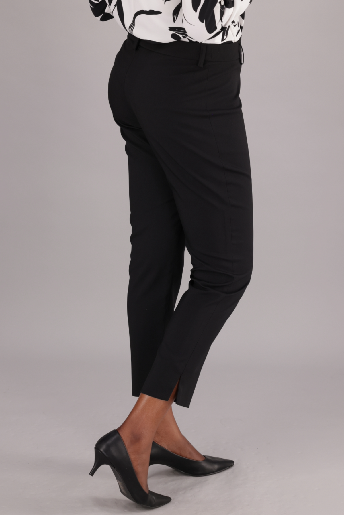 Shop the Caprice Black Cropped Ladies  Pants from ImNow by Imagemakers