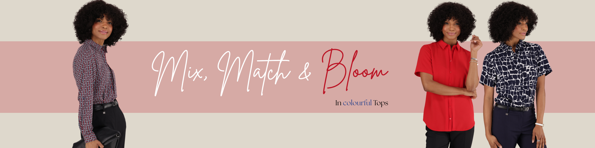 Shop our Mix and Match Collection for High Quality Office Clothing by ImNow.