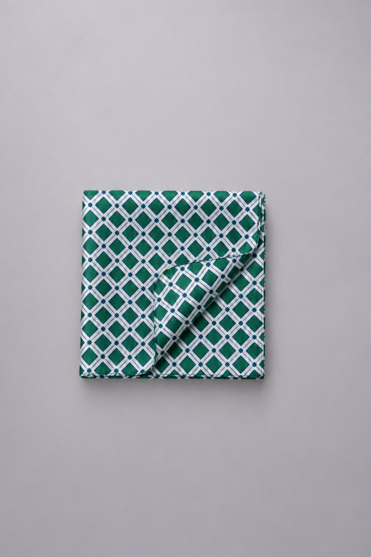Complete your look with ImNow's green printed soft neck scarf.