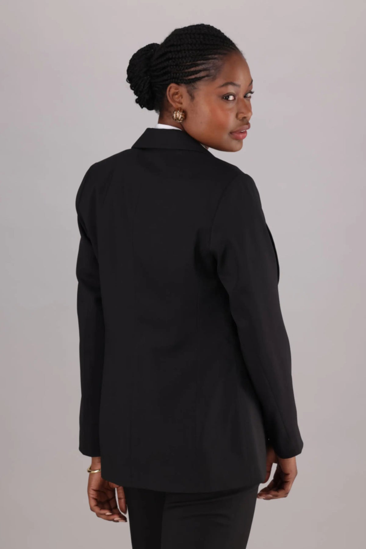 Ladies formal blazer with lapel collar – professional workwear