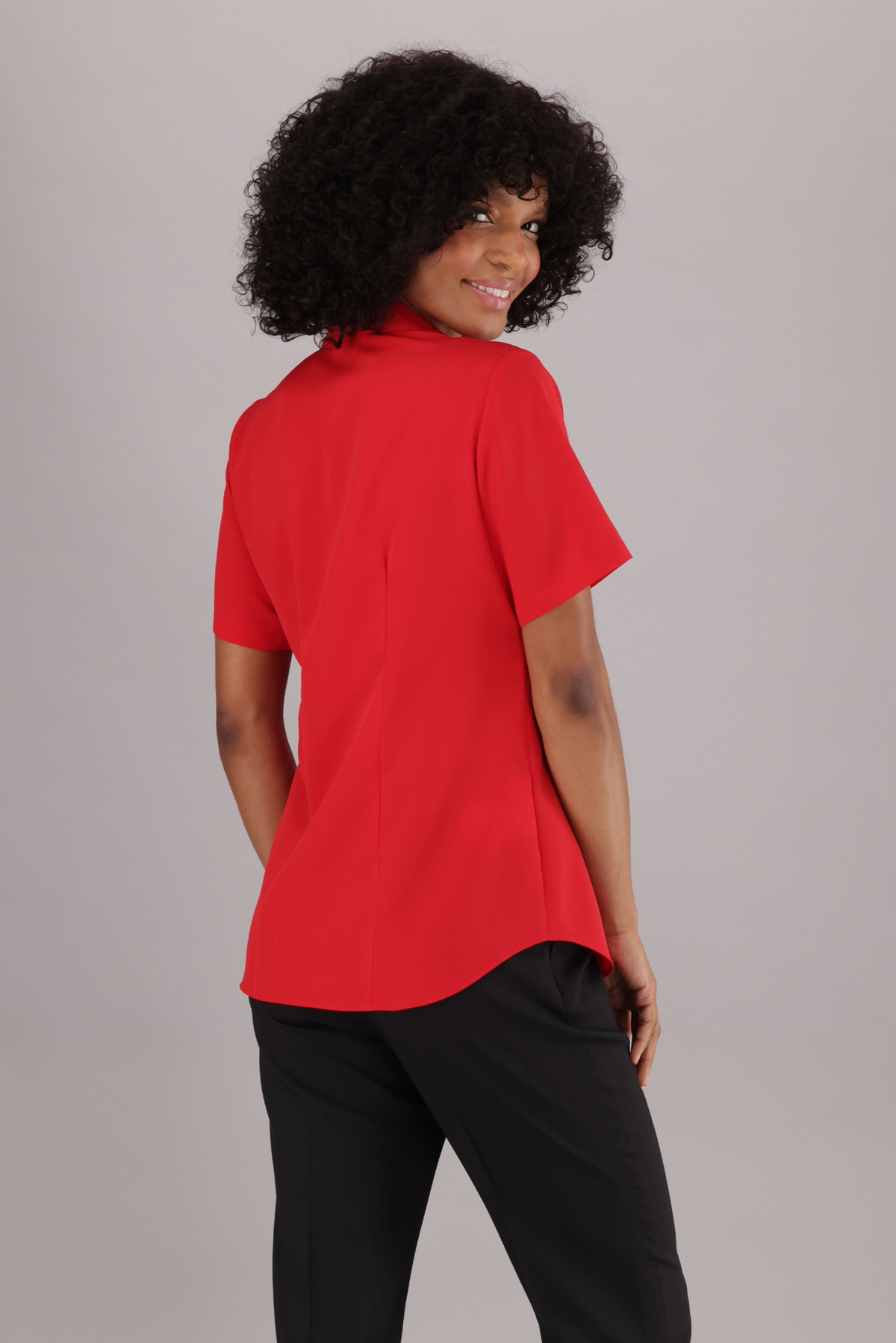 Kim short-sleeved shirt - red