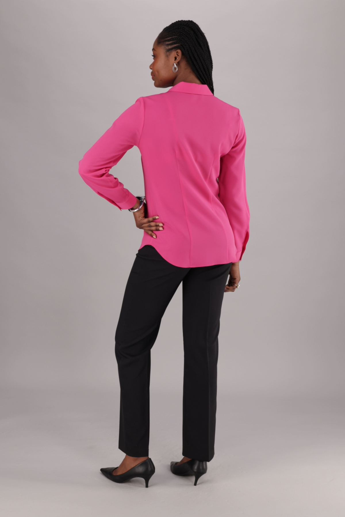 Kourtney long-sleeved shirt - pink