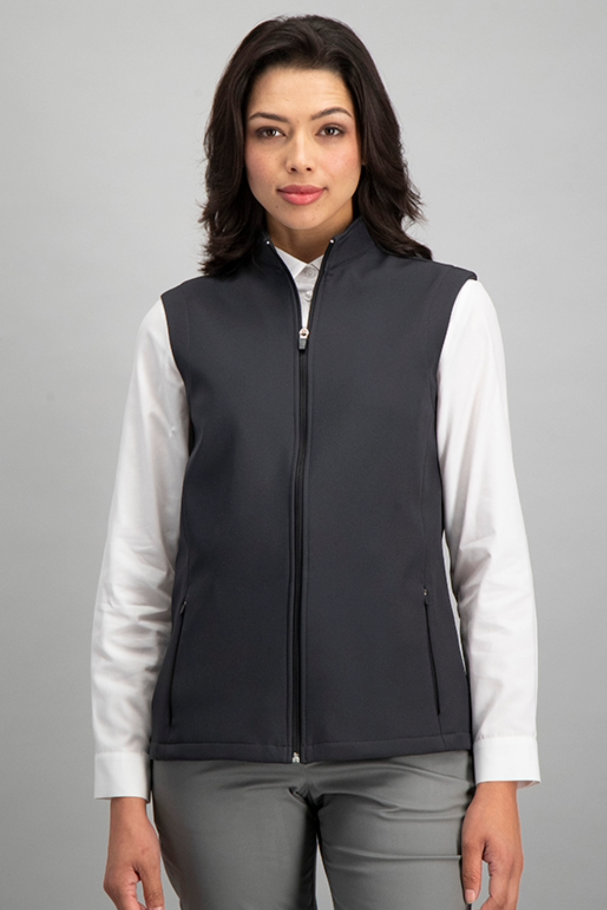 Boity Sleeveless Softshell Jacket Grey – Women’s body warmer in softshell fabric