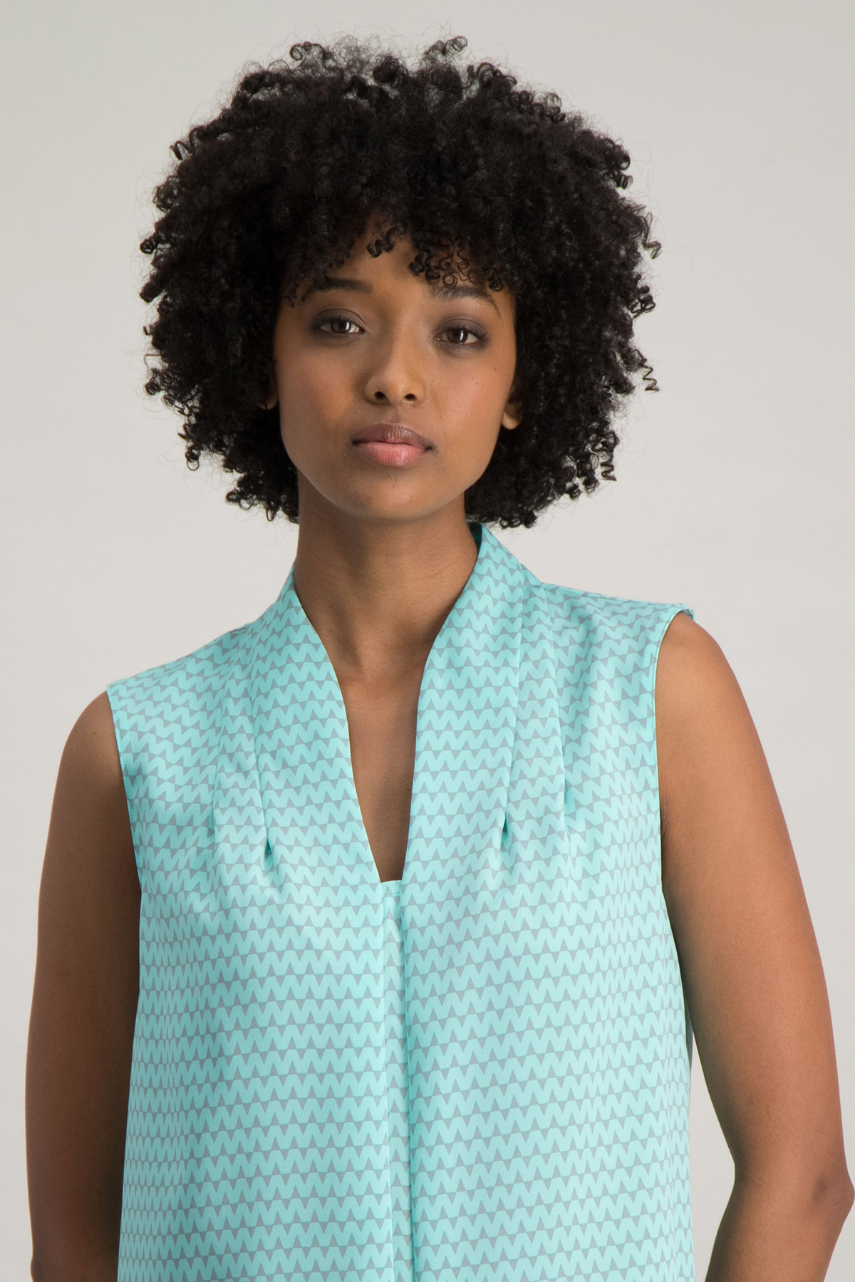 Gisele sleeveless basic- Palm