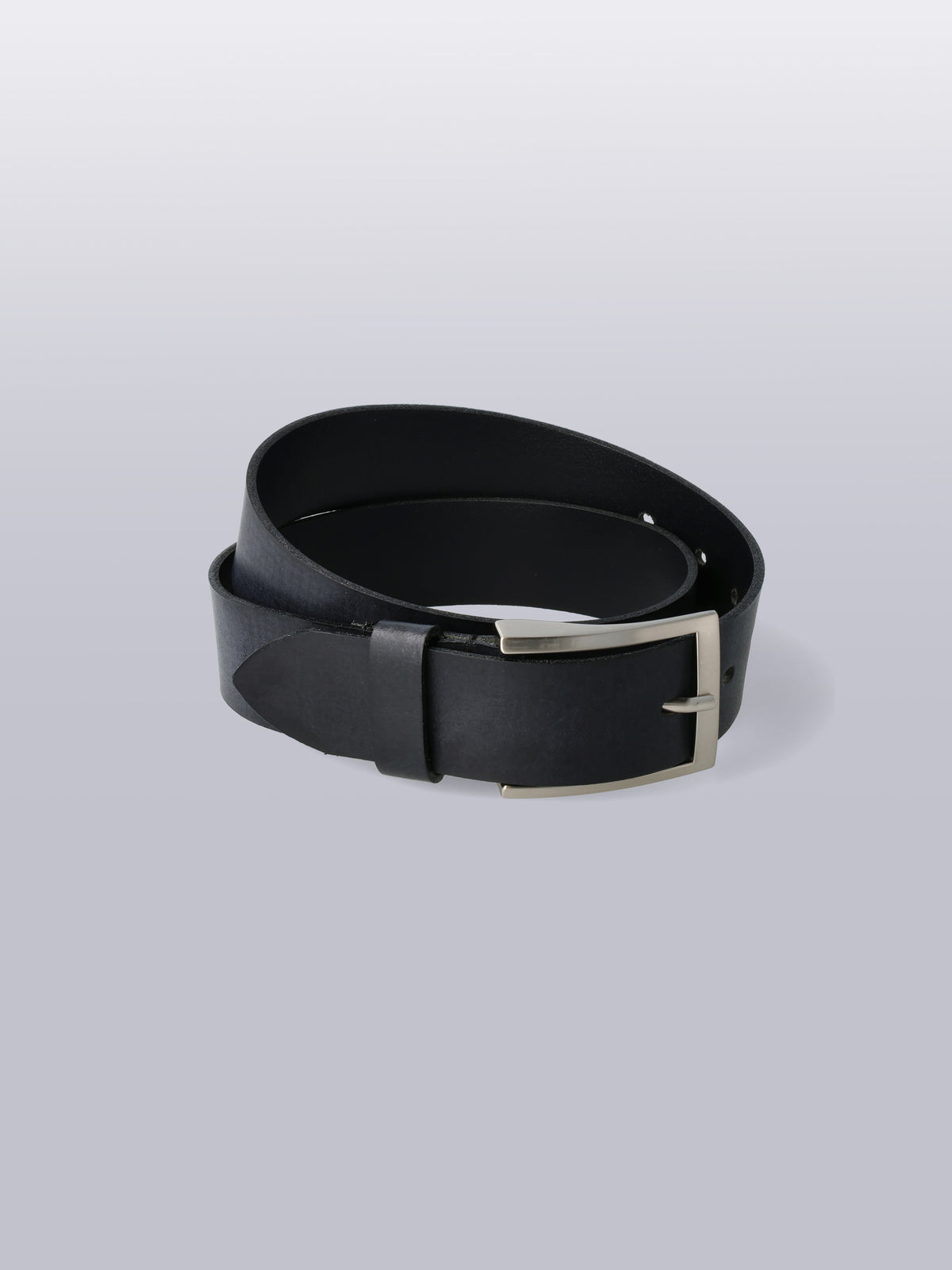 Mens belt 20mm  - black leather
