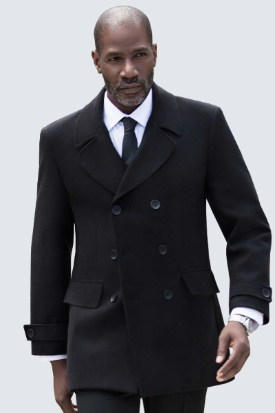 Smart winter coat for men, ideal for office wear
