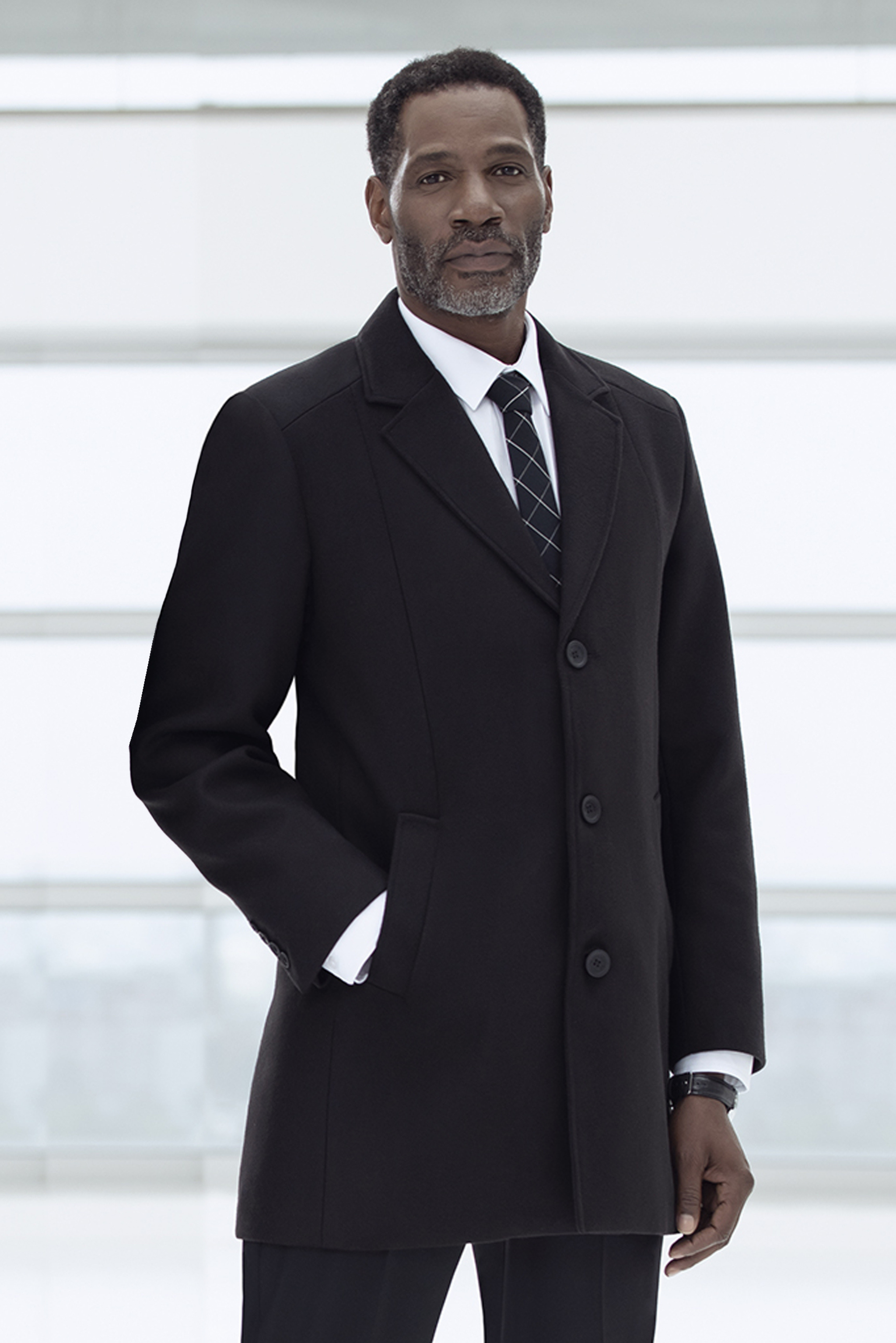 ジャケット・アウター VEIN WO DOUBLE MELTON MAXI COAT - BLACK ジャケット・アウター VEIN WO DOUBLE MELTON MAXI COAT - BLACK