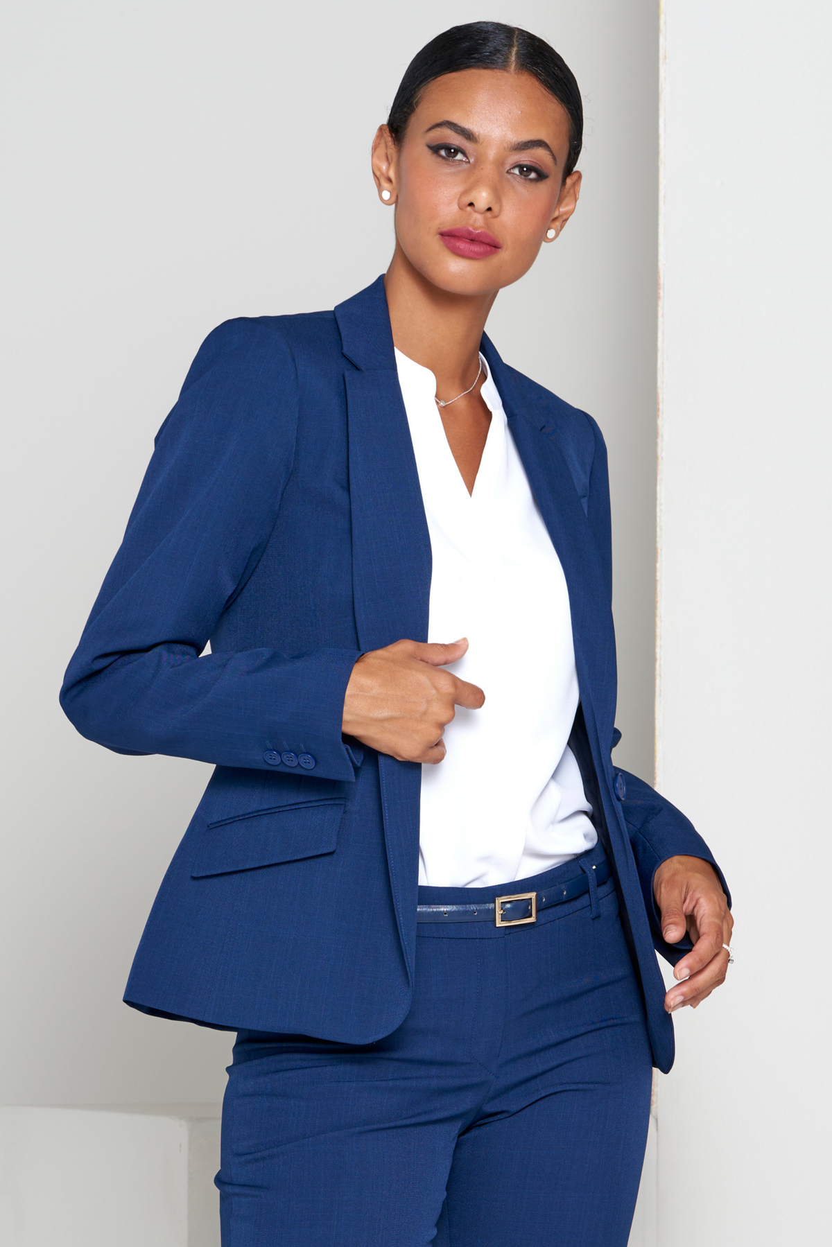 Paige women's fitted work jacket in Denim – ImNow clearance