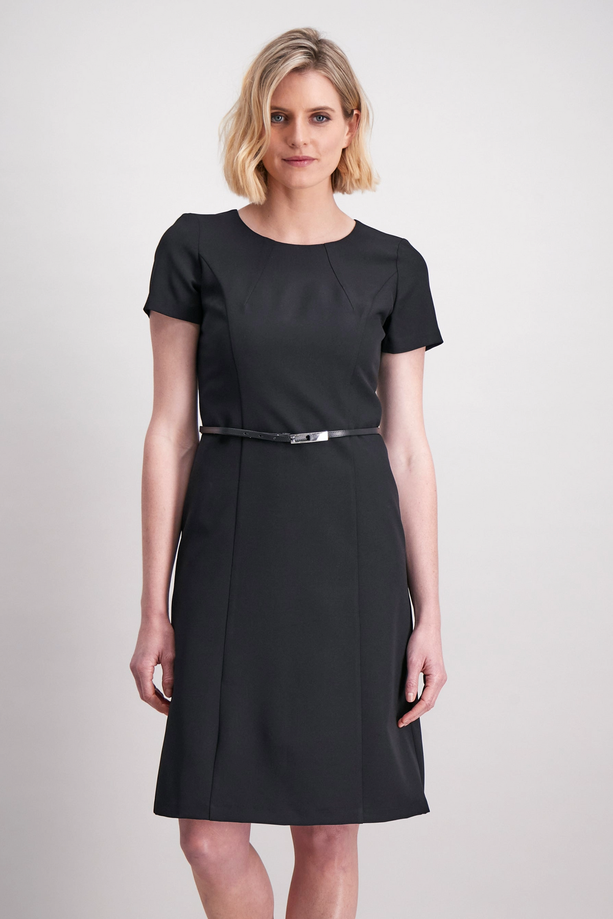 Rachel A-line dress - black