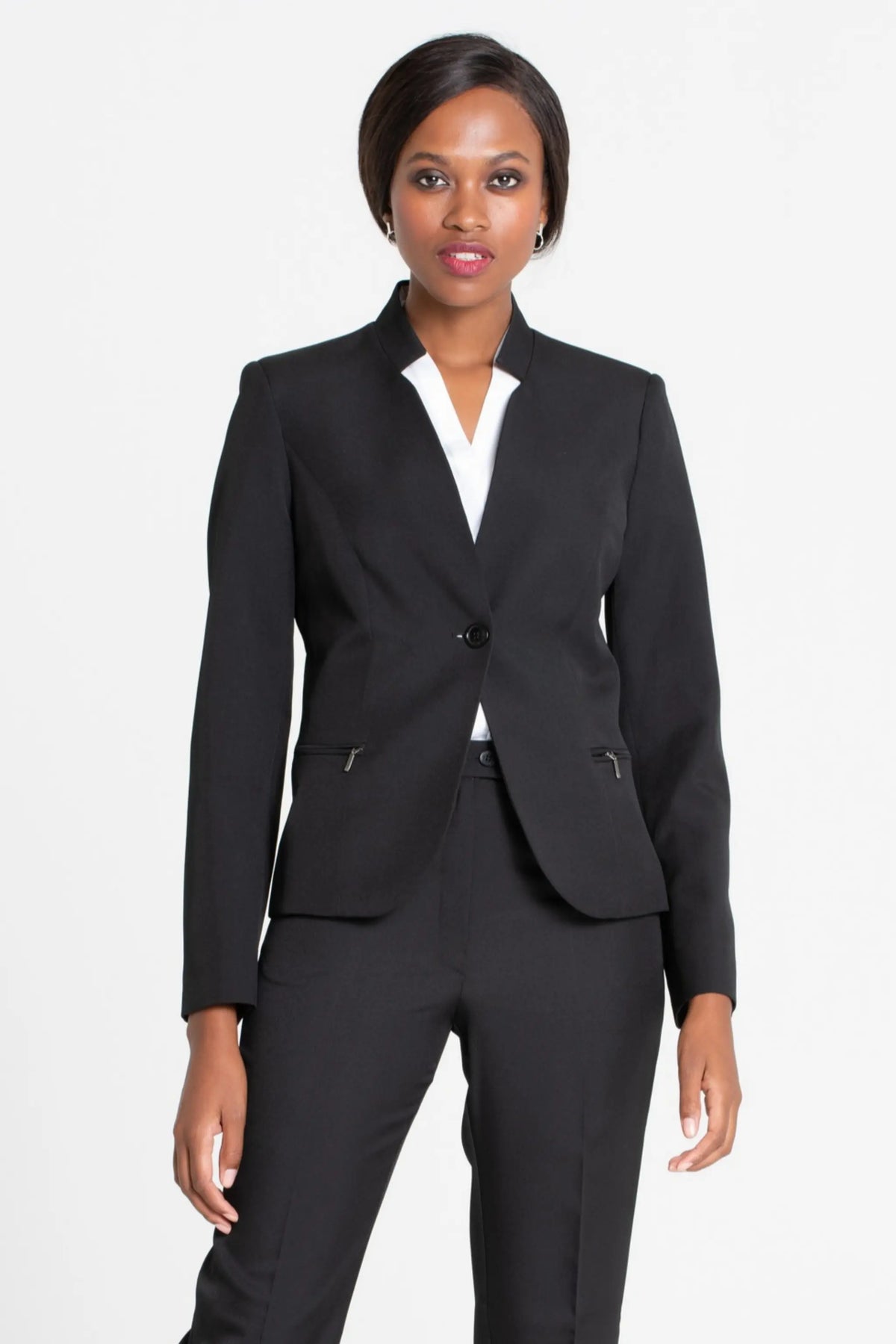 Jordan women's short fitted work jacket in Liquorice – Imagemakers Online Store Sale