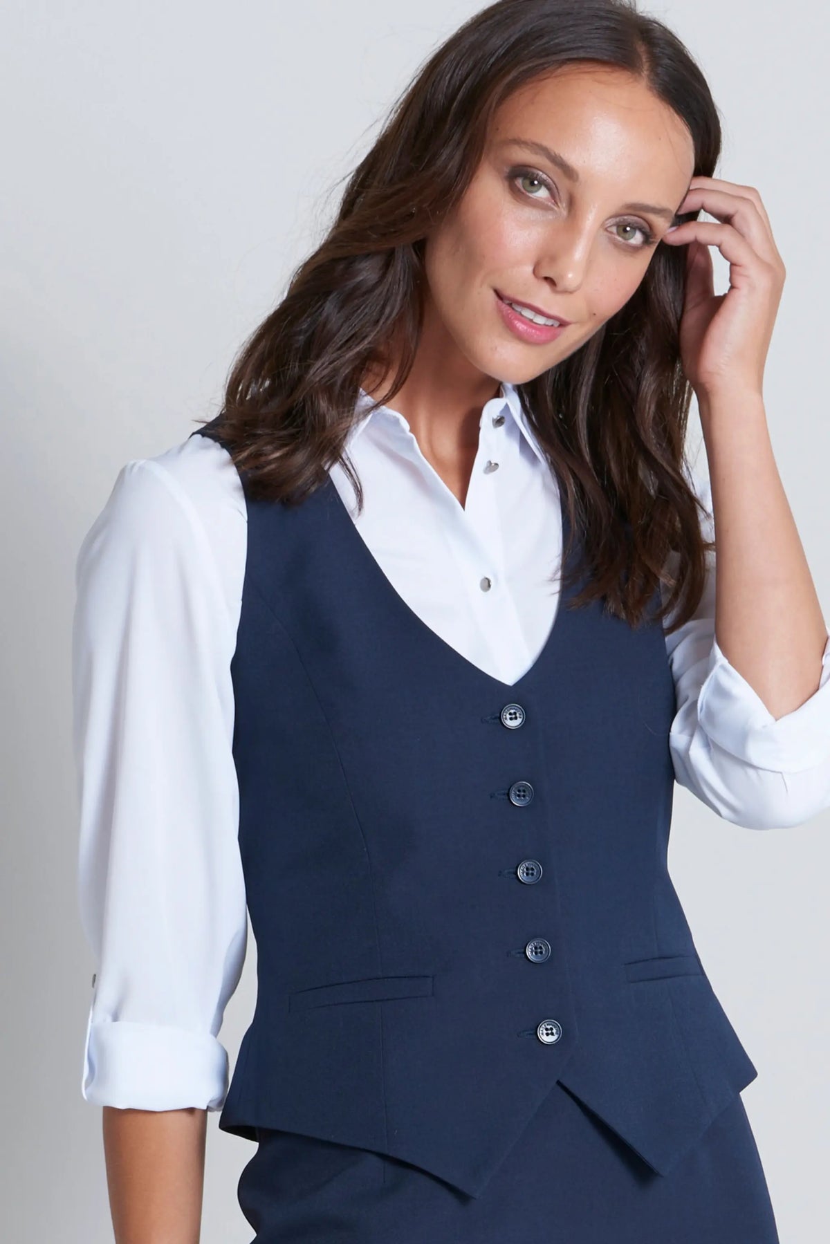 Sophie women's waistcoat in Nautical Navy – Imagemakers Online Store Sale