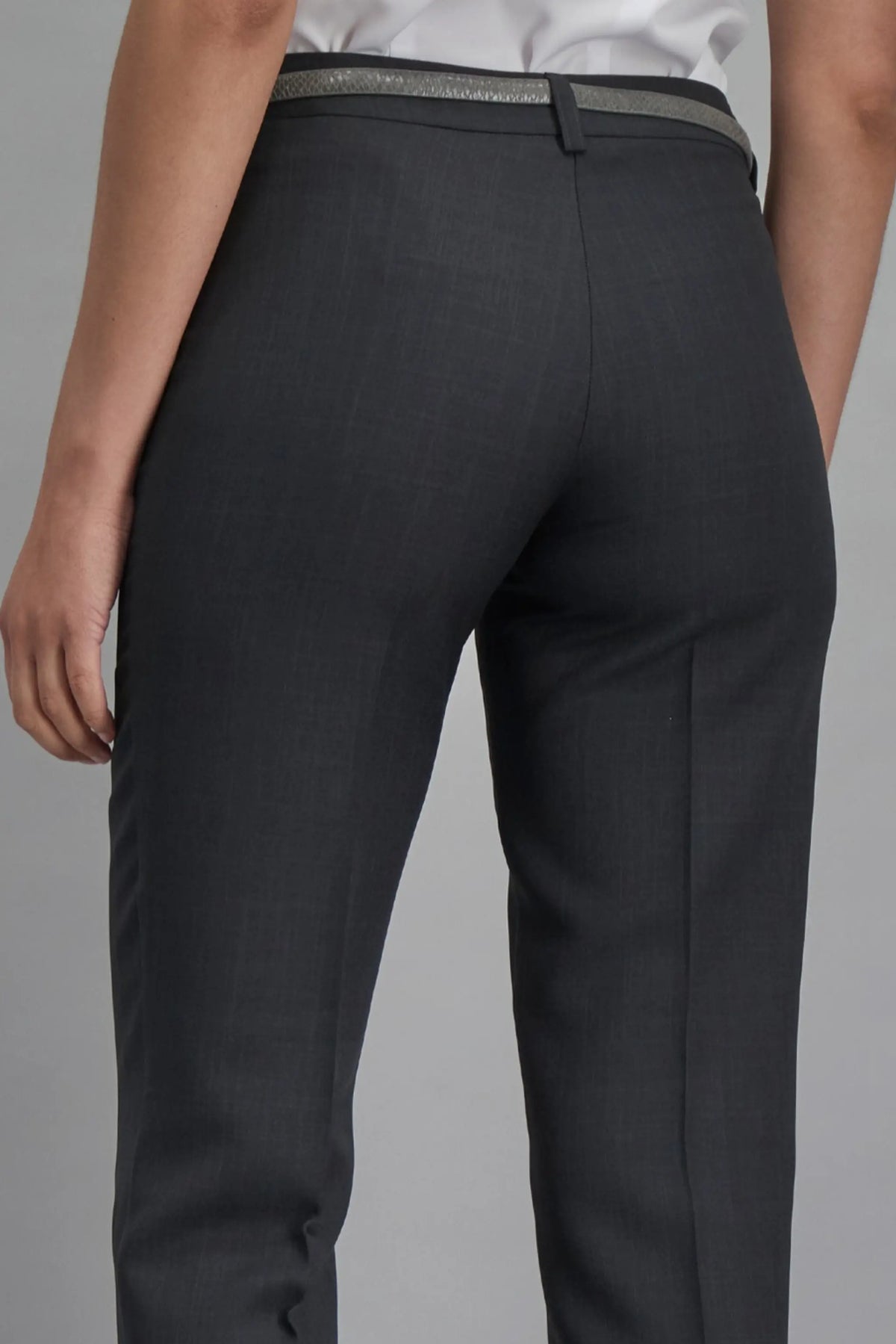 Gabriela women's cropped cigarette work pants in Gunmetal Grey – Imagemakers Online Store Sale