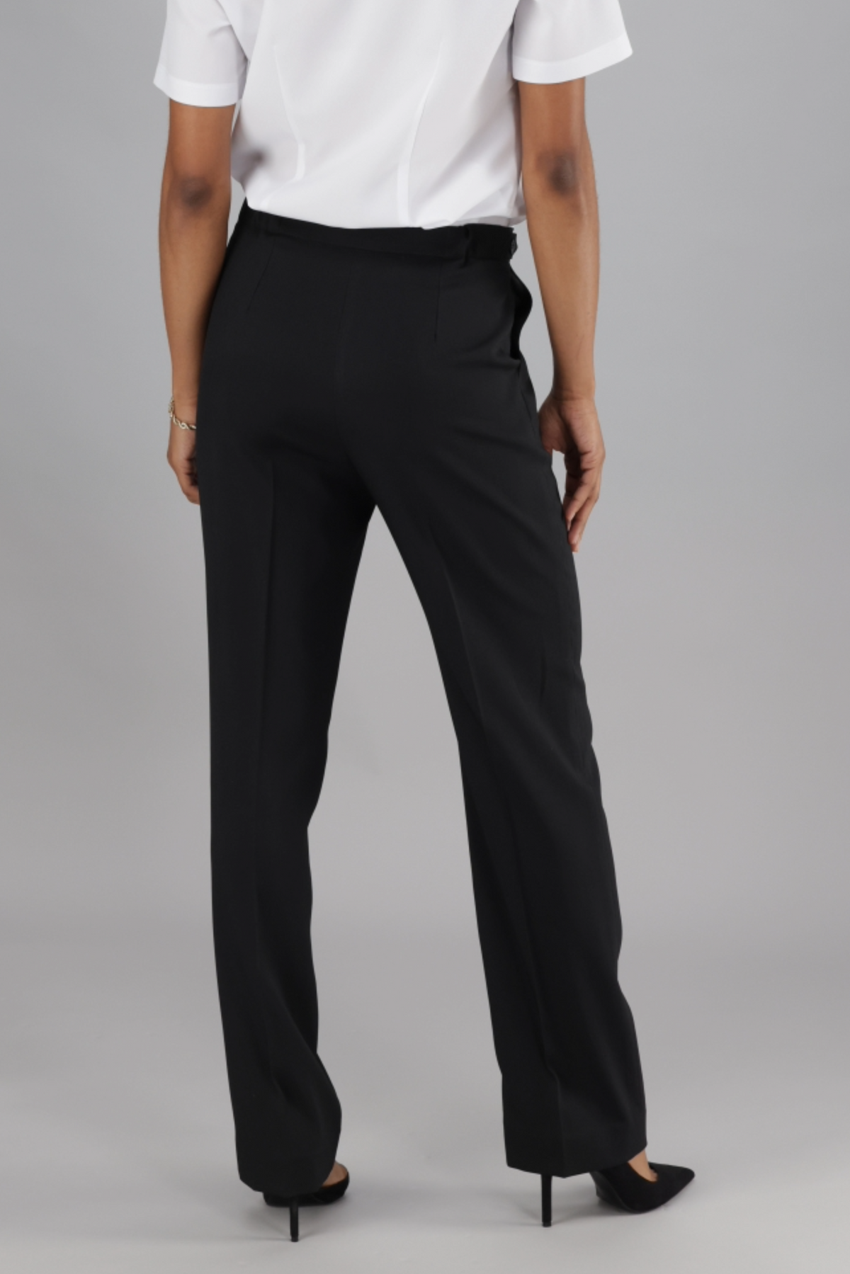 Ladies High Rise Formal Pants in Black by Imagemakers Online Store ImNow