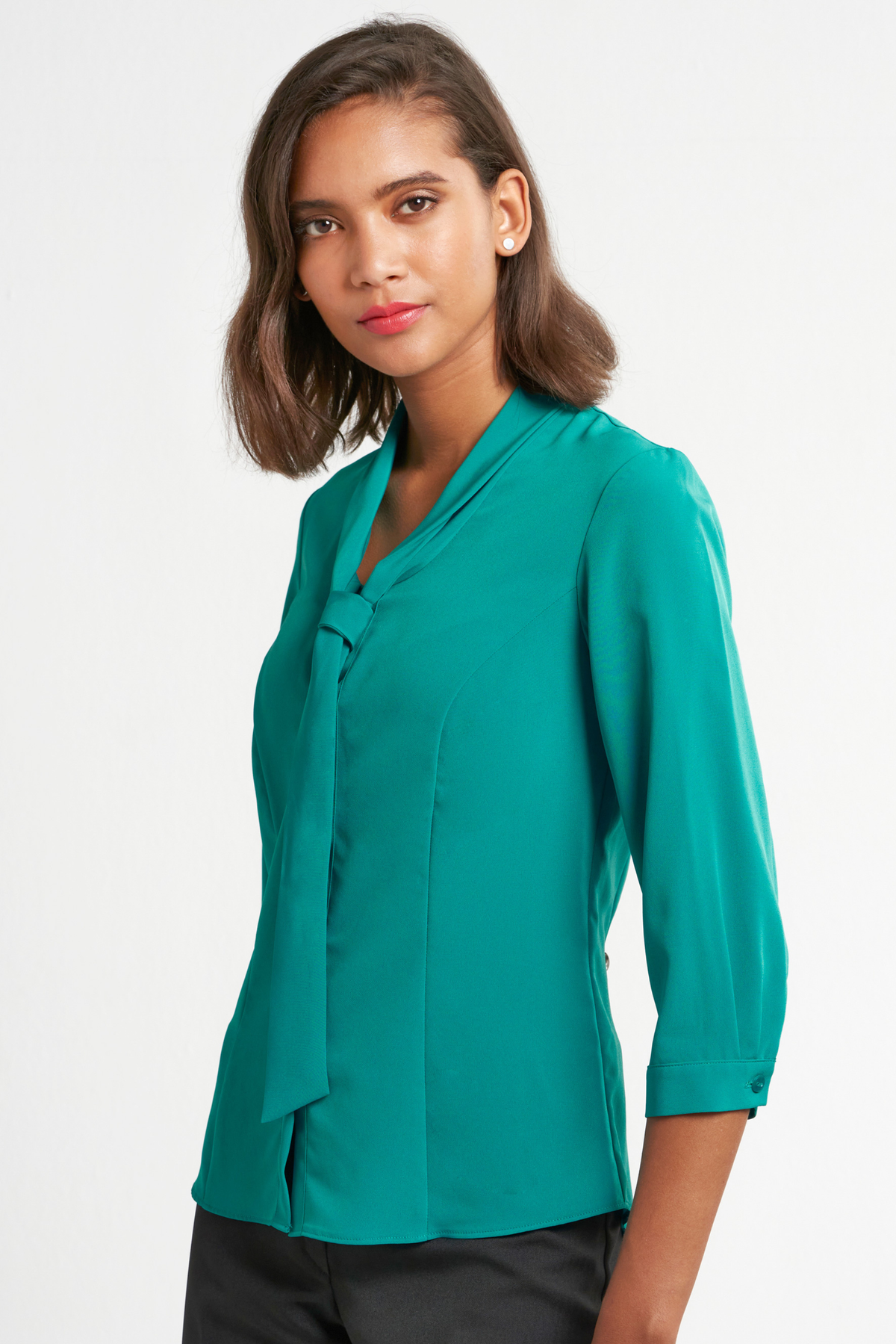 3/4 sleeve women's corporate top for work by ImNow