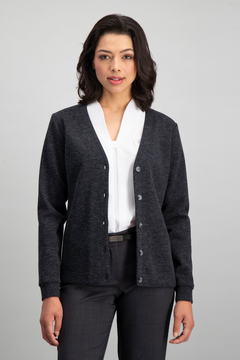 Janine knitted cardigan - charcoal - Imagemakers (Pty) Ltd Trading
