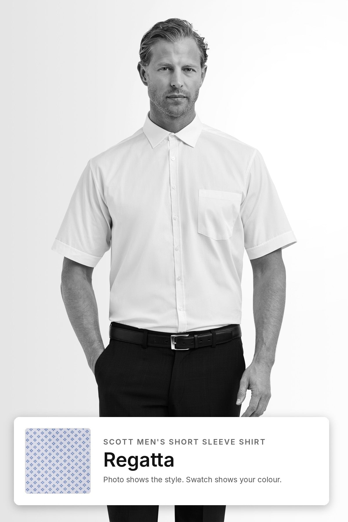 Scott Men's Short Sleeve Relaxed Fit Shirt – Clearance