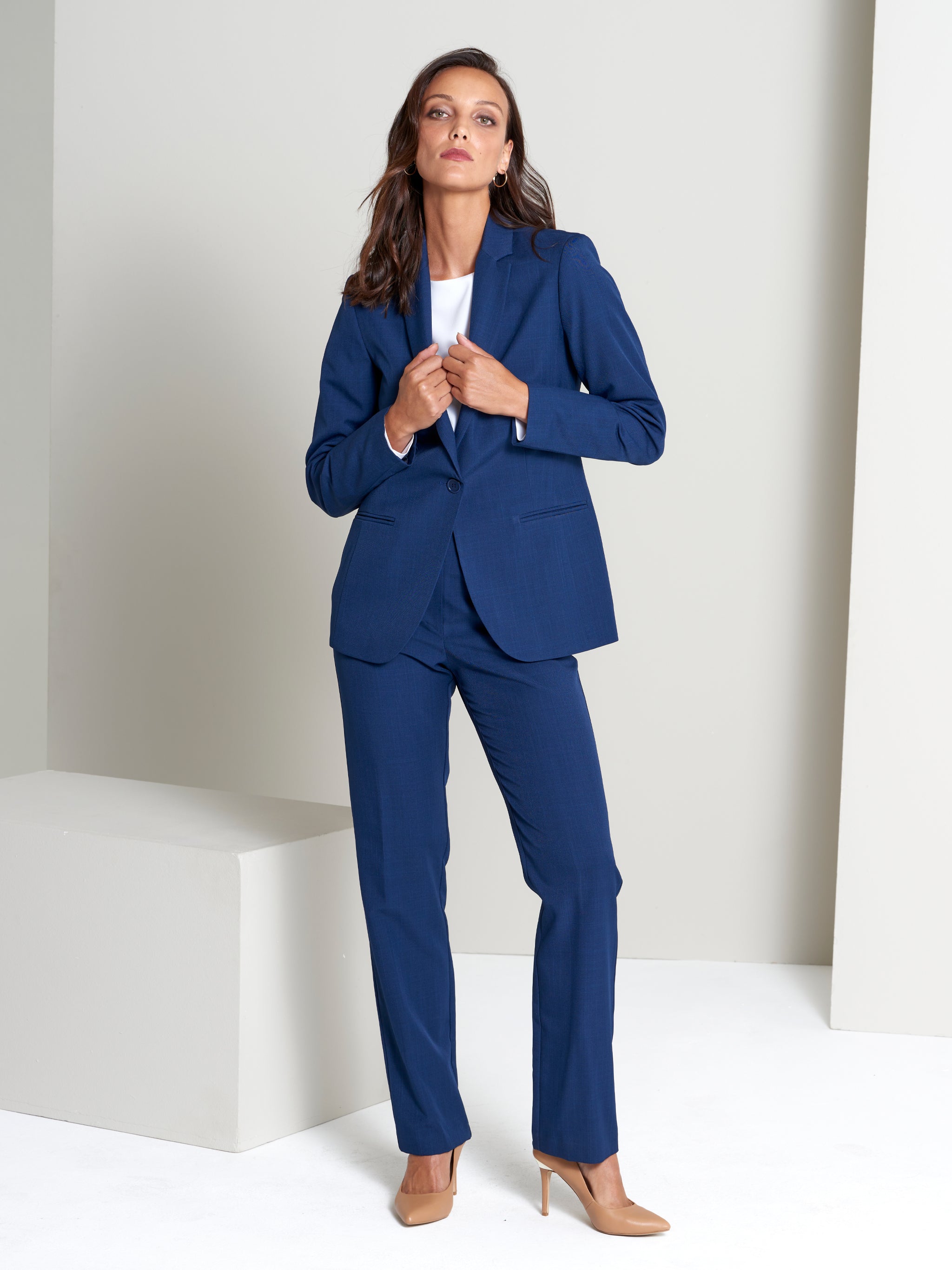 Cecily classic blazer - light blue - Imagemakers (Pty) Ltd Trading as ImNow