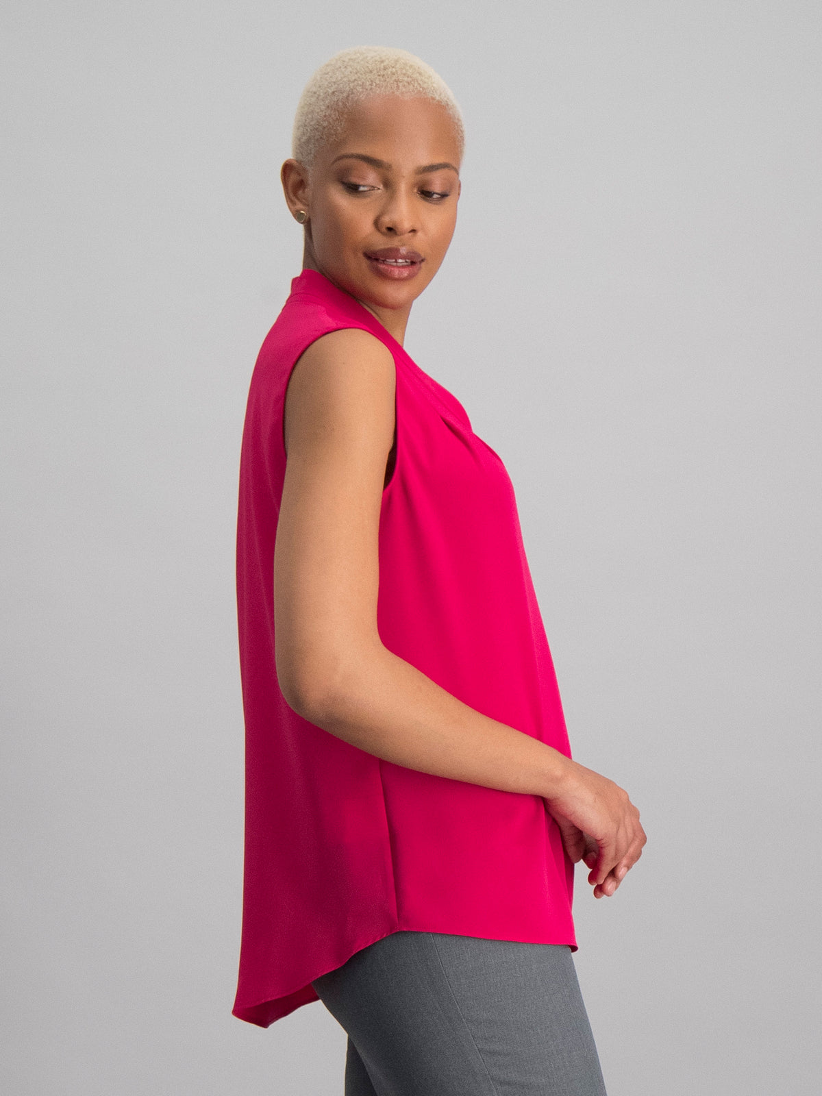 Gisele sleeveless basic- pink