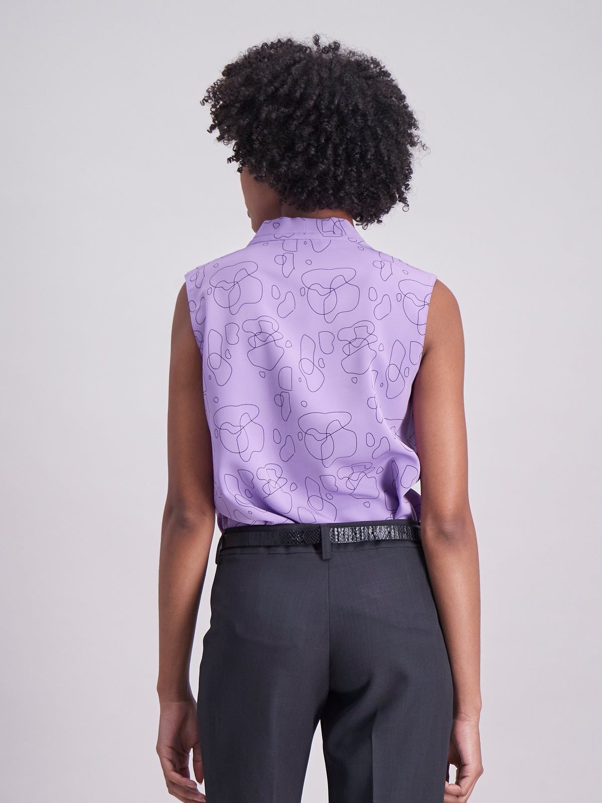 Gisele sleeveless basic- purple