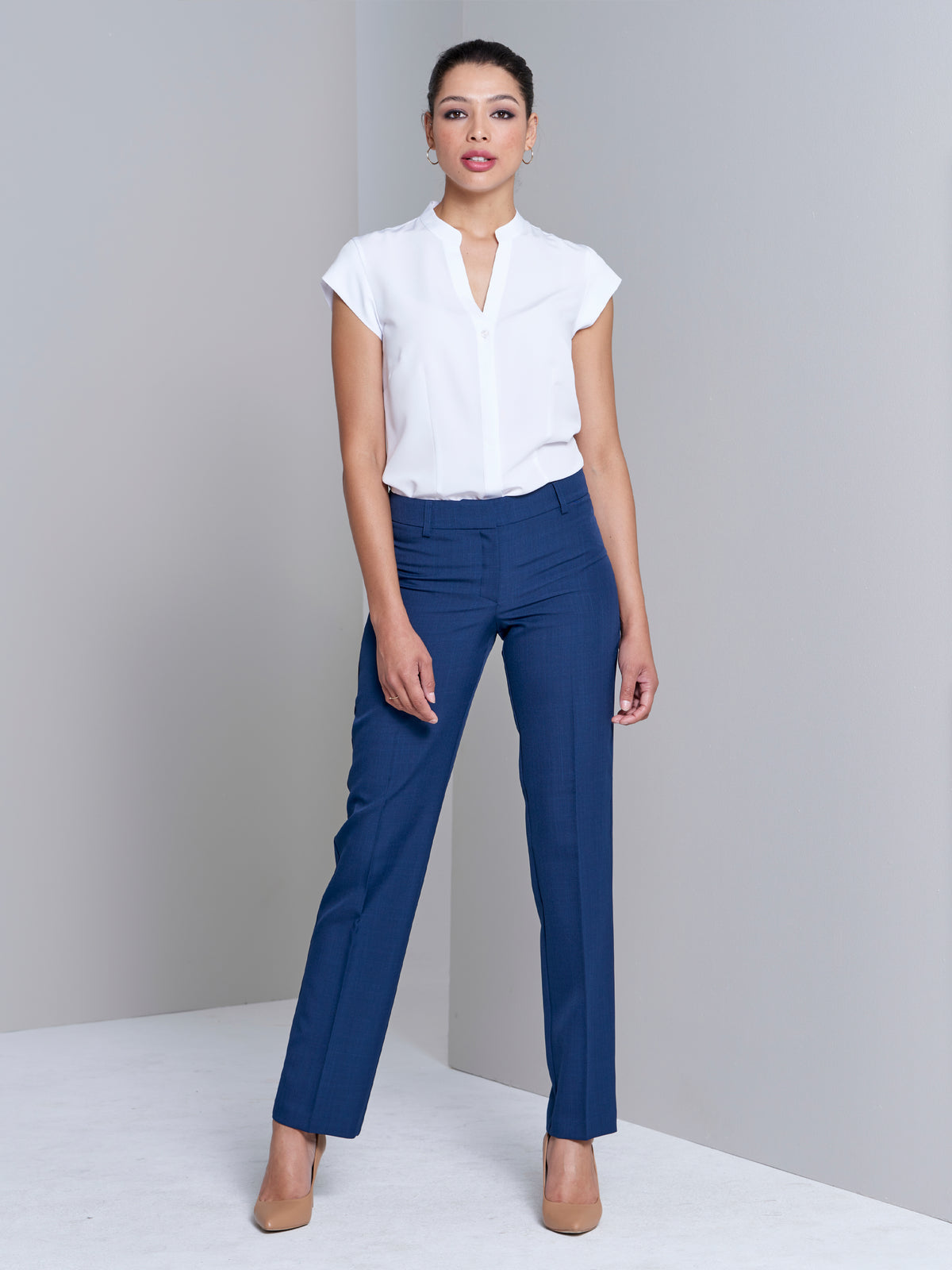 Christine regular fit pants - light blue