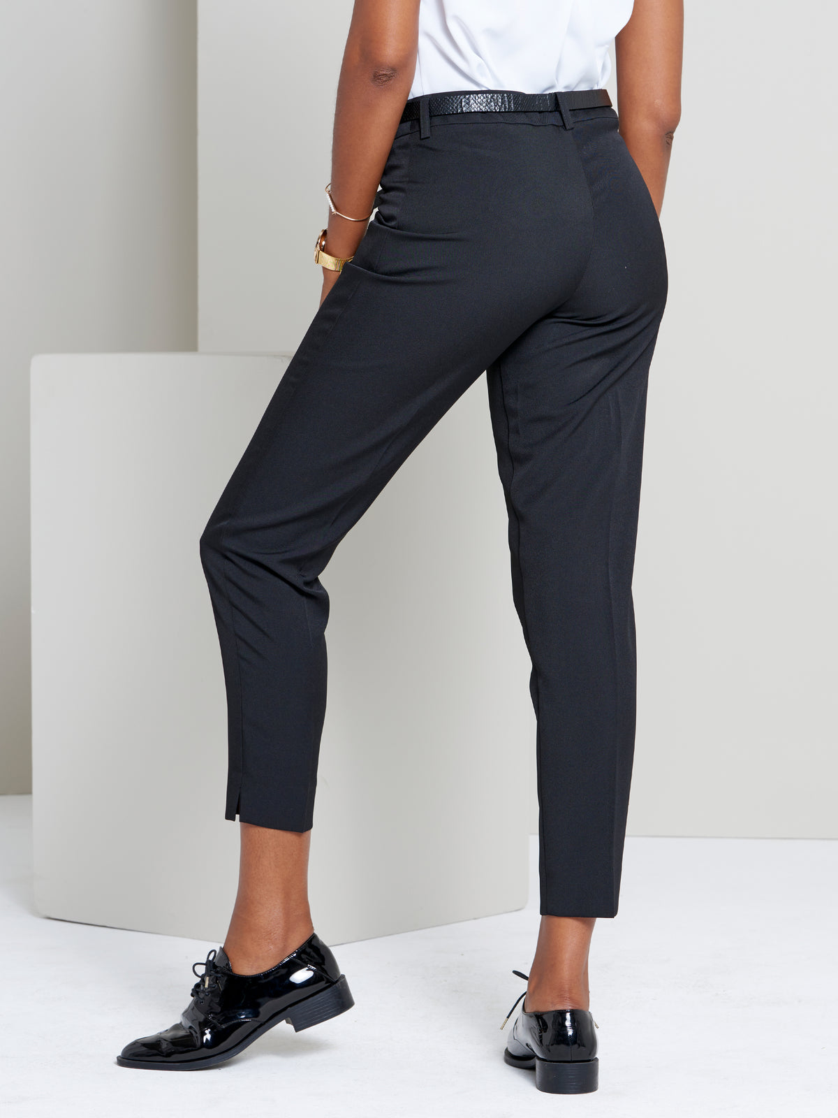 Gabriela crop pants - black
